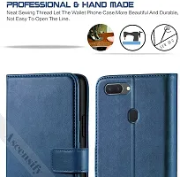 Classy Flip Cover for Realme 2 Blue Dual Protection-thumb1