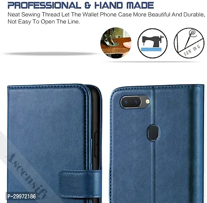 Classy Flip Cover for Realme 2 Blue Dual Protection-thumb2