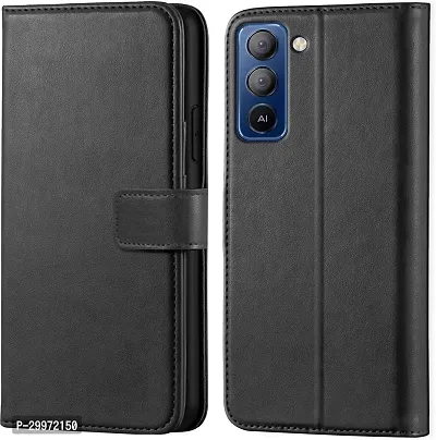 Classy Flip Cover for Tecno Pop 5 Lite Black-thumb0