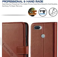 Classy Flip Cover for OPPO A11K Brown Dual Protection-thumb1