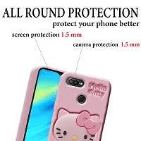 Ascensify Stylish Back Cover for Realme 2 Pro Cute Hello Kitty Soft Case with Kitty Face Holder  for Realme 2 Pro-thumb3