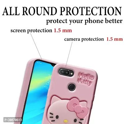 Ascensify Stylish Back Cover for Realme 2 Pro Cute Hello Kitty Soft Case with Kitty Face Holder  for Realme 2 Pro-thumb4