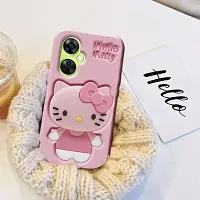 Ascensify Stylish Back Cover for OnePlus Nord CE3 Lite 5G Cute Hello Kitty Soft Case with Kitty Face Holder  for OnePlus Nord CE3 Lite 5G-thumb2