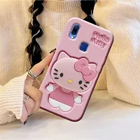 Ascensify Stylish Back Cover for Vivo Y95 Cute Hello Kitty Soft Case with Kitty Face Holder  for Vivo Y95-thumb4