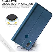 Classy Flip Cover for VIVO Y11 Blue Dual Protection-thumb2