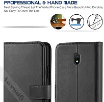 Classy Flip Cover for REDMI 8A Black Dual Protection-thumb1