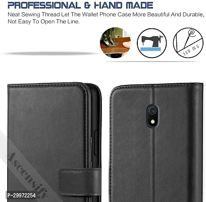 Classy Flip Cover for REDMI 8A Black Dual Protection-thumb2