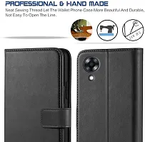 Classy Flip Cover for Oppo A17K Black Dual Protection-thumb1