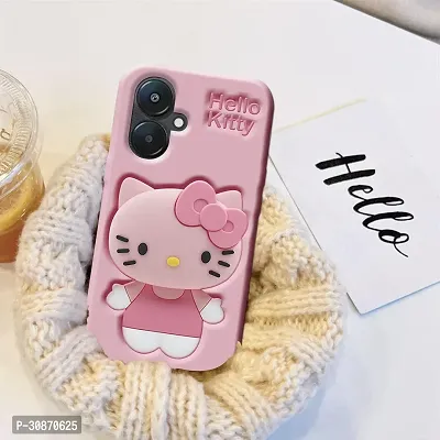 Ascensify Stylish Back Cover for Redmi 13C 5G Cute Hello Kitty Soft Case with Kitty Face Holder  for Redmi 13C 5G-thumb3