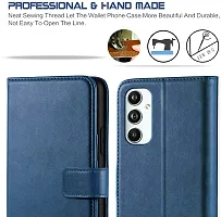 Classy Flip Cover for Samsung Galaxy F54 5G Blue Dual Protection-thumb2