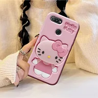 Ascensify Stylish Back Cover for Realme 2 Pro Cute Hello Kitty Soft Case with Kitty Face Holder  for Realme 2 Pro-thumb4