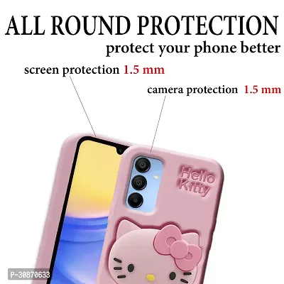 Ascensify Stylish Back Cover for Samsung Galaxy A15 5G Cute Hello Kitty Soft Case with Kitty Face Holder  for Samsung Galaxy A15 5G-thumb4