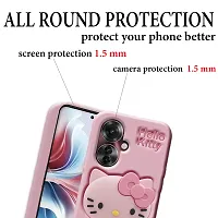 Ascensify Stylish Back Cover for Oppo F25 Pro 5G Cute Hello Kitty Soft Case with Kitty Face Holder  for Oppo F25 Pro 5G-thumb3