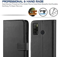 Classy Flip Cover for Tecno Spark 5 Black Dual Protection-thumb2