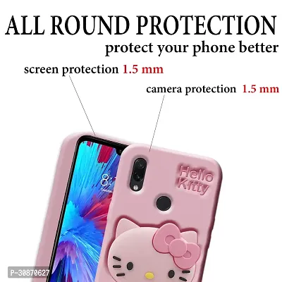 Ascensify Stylish Back Cover for Redmi Note 7 Cute Hello Kitty Soft Case with Kitty Face Holder  for Redmi Note 7-thumb4