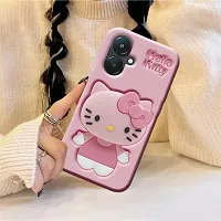 Ascensify Stylish Back Cover for Redmi 13C 5G Cute Hello Kitty Soft Case with Kitty Face Holder  for Redmi 13C 5G-thumb4