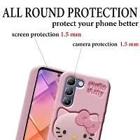 Ascensify Stylish Back Cover for Vivo Y200E 5G Cute Hello Kitty Soft Case with Kitty Face Holder  for Vivo Y200E 5G-thumb3