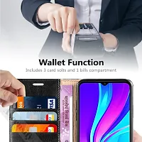 Classy Flip Cover for REDMI 9 Black Dual Protection-thumb3