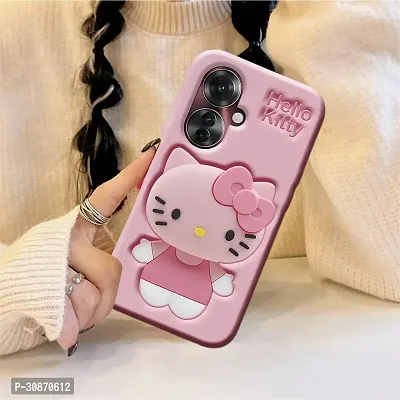 Ascensify Stylish Back Cover for Oppo F25 Pro 5G Cute Hello Kitty Soft Case with Kitty Face Holder  for Oppo F25 Pro 5G-thumb5