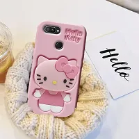 Ascensify Stylish Back Cover for Realme 2 Pro Cute Hello Kitty Soft Case with Kitty Face Holder  for Realme 2 Pro-thumb2