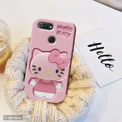 Ascensify Stylish Back Cover for Realme 2 Pro Cute Hello Kitty Soft Case with Kitty Face Holder  for Realme 2 Pro-thumb3