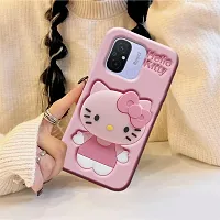 Ascensify Stylish Back Cover for Redmi 12C Cute Hello Kitty Soft Case with Kitty Face Holder  for Redmi 12C-thumb4