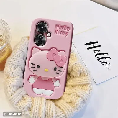 Ascensify Stylish Back Cover for Oppo F25 Pro 5G Cute Hello Kitty Soft Case with Kitty Face Holder  for Oppo F25 Pro 5G-thumb3