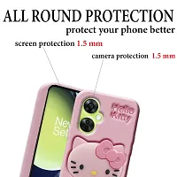 Ascensify Stylish Back Cover for OnePlus Nord CE3 Lite 5G Cute Hello Kitty Soft Case with Kitty Face Holder  for OnePlus Nord CE3 Lite 5G-thumb3