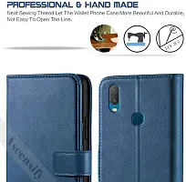 Classy Flip Cover for VIVO Y11 Blue Dual Protection-thumb1