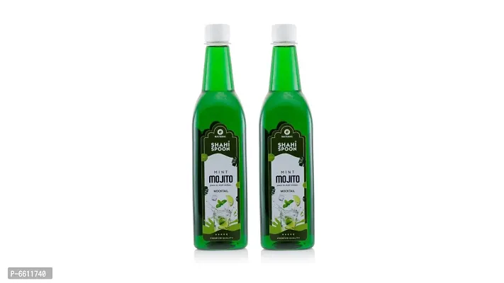 Mint Mojito Mocktail  Syrup  Sharbat -BUY 1 GET 1 FREE, Pack Of 2, 735 ml Each-thumb0
