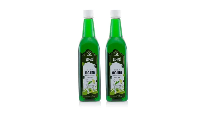 Mint Mojito Mocktail  Syrup  Sharbat -BUY 1 GET 1 FREE, Pack Of 2, 735 ml Each