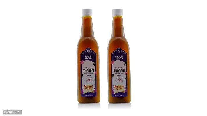 Blue Thandai Mocktail  Syrup  Sharbat -BUY 1 GET 1 FREE, Pack Of 2, 735 ml Each-thumb0