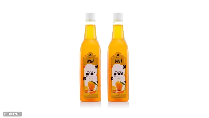 Squash Mango Mocktail  Syrup  Sharbat -BUY 1 GET 1 FREE, Pack Of 2, 735 ml Each-thumb0