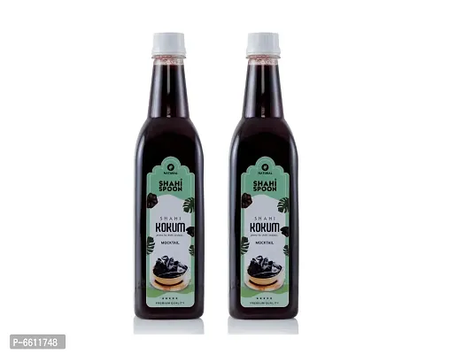 Shahi Kokum Mocktail  Syrup  Sharbat -BUY 1 GET 1 FREE, Pack Of 2, 735 ml Each-thumb0