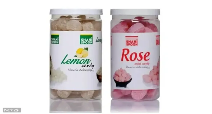 Shahi Spoon Lemon  Rose Mint Candy, 270gm (135gm*2)-thumb0