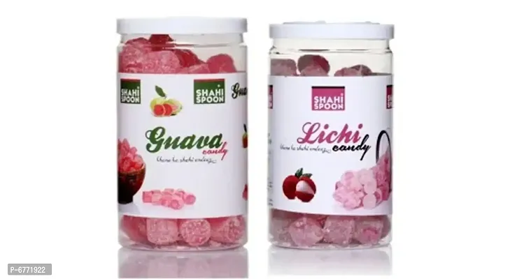 Shahi Spoon Guava  Lichi Candy, 270gm (135gm*2)-thumb0