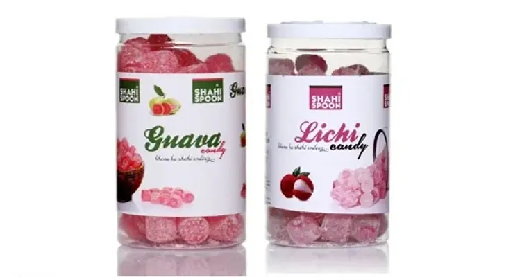 Shahi Spoon Guava  Lichi Candy, 270gm (135gm*2)
