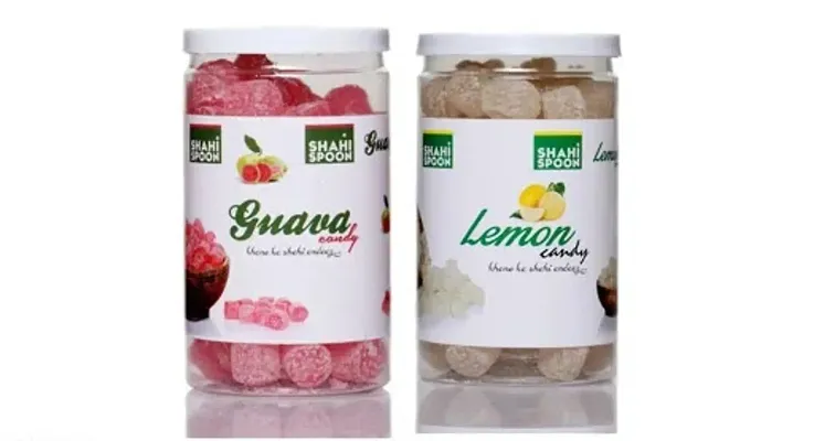 Shahi Spoon Guava  Lemon Candy, 270gm (135gm*2)