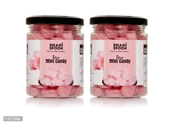 Shahi Spoon Pack Of 2 Rose Mint Candy, 200gm each-thumb0