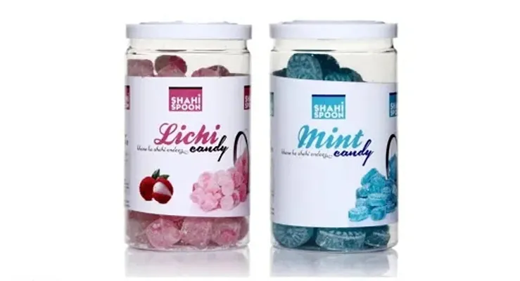 Shahi Spoon Lichi  Mint Candy, 270gm (135gm*2)