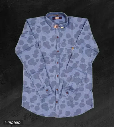 Premium Cotton Full Sleeve Shirt with Design