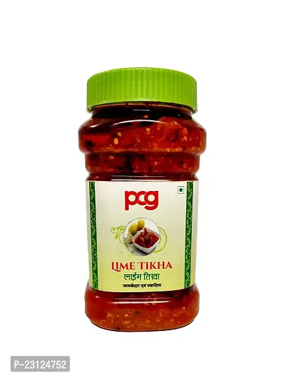 PCG Lime Tikha Pickle l Tikha Nimbu Achar, 200gm