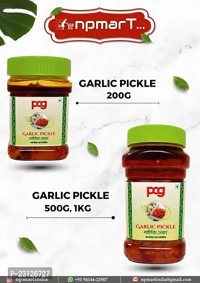 PCG Garlic Pickle l Lassun Kulli Achar, 200gm-thumb2