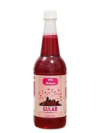 Love Mithaas Gulab l Rose Sharbat l Syrup l Mocktail, Refreshing  Cool Drink, 750ml-thumb1