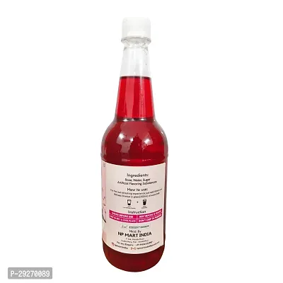 Love Mithaas Gulab l Rose Sharbat l Syrup l Mocktail, Refreshing  Cool Drink, 750ml-thumb3