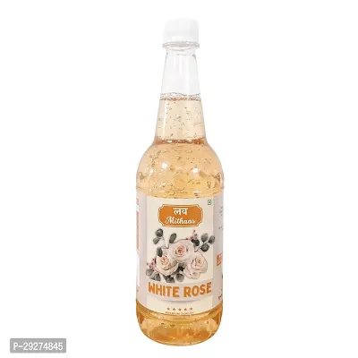 Love Mithaas White Rose Sharbat l Syrup l Mocktail, Refreshing  Cool Drink, 750ml-thumb0