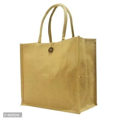 Eco-friendly jute bags with padded handles-thumb0