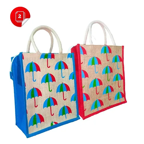Eco-Friendly Jute Shopping Bags (Pack of 2)