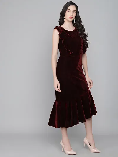 Fancy Solid Dresses For Women