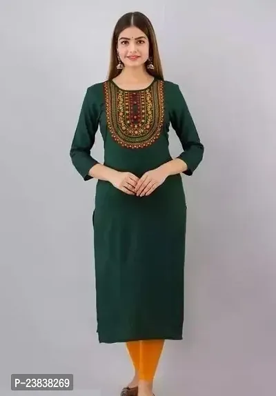 Stylish Women Rayon Kurta-thumb0